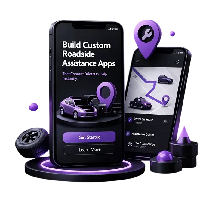 Uber clone app mockups — rider, driver, admin